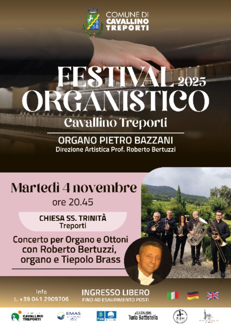 Locandina Festival Organistico 4 novembre