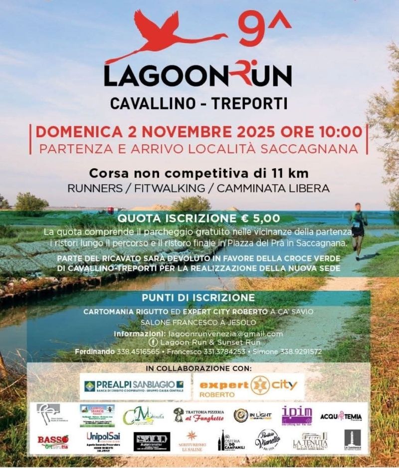 Locandina Lagoon Run 02.11.2025