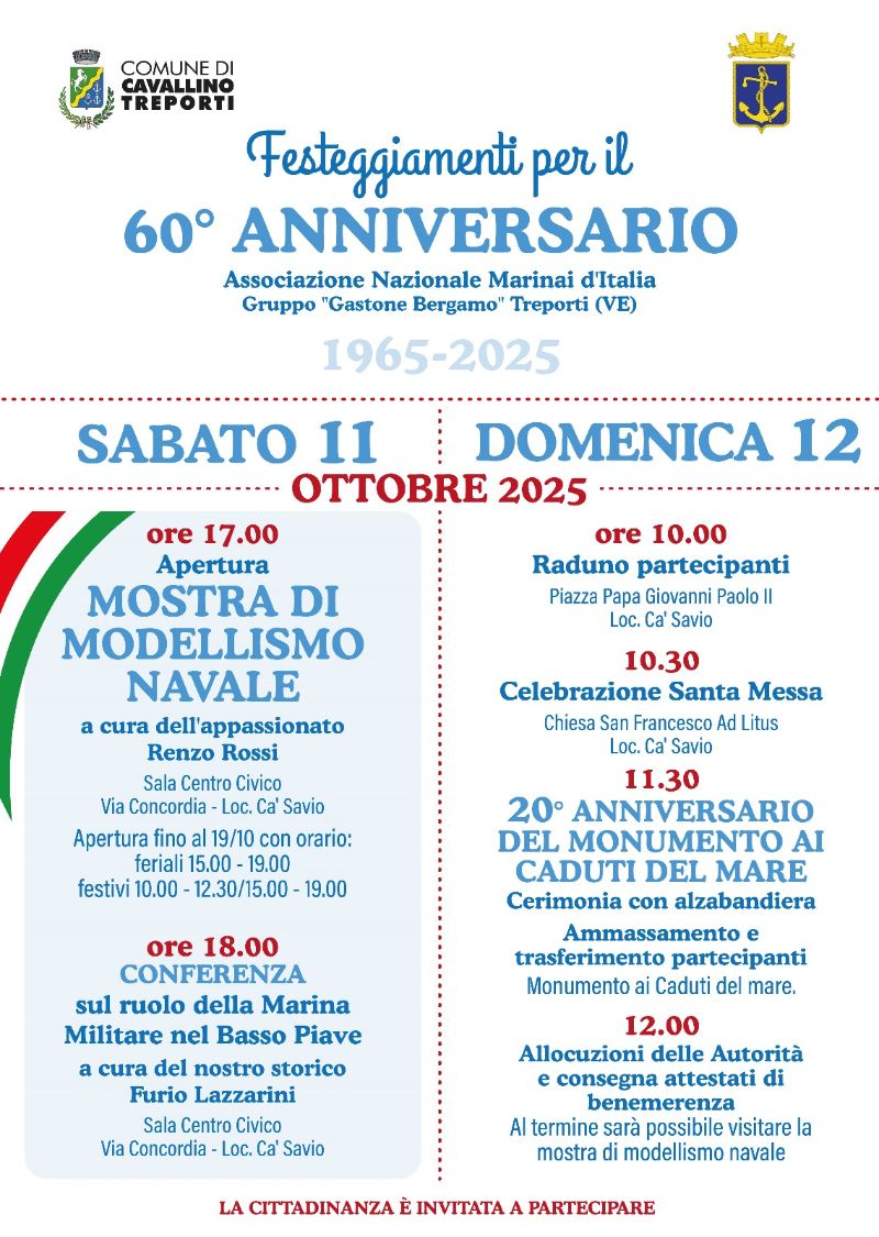Locandina 60° Anniversario ANMI