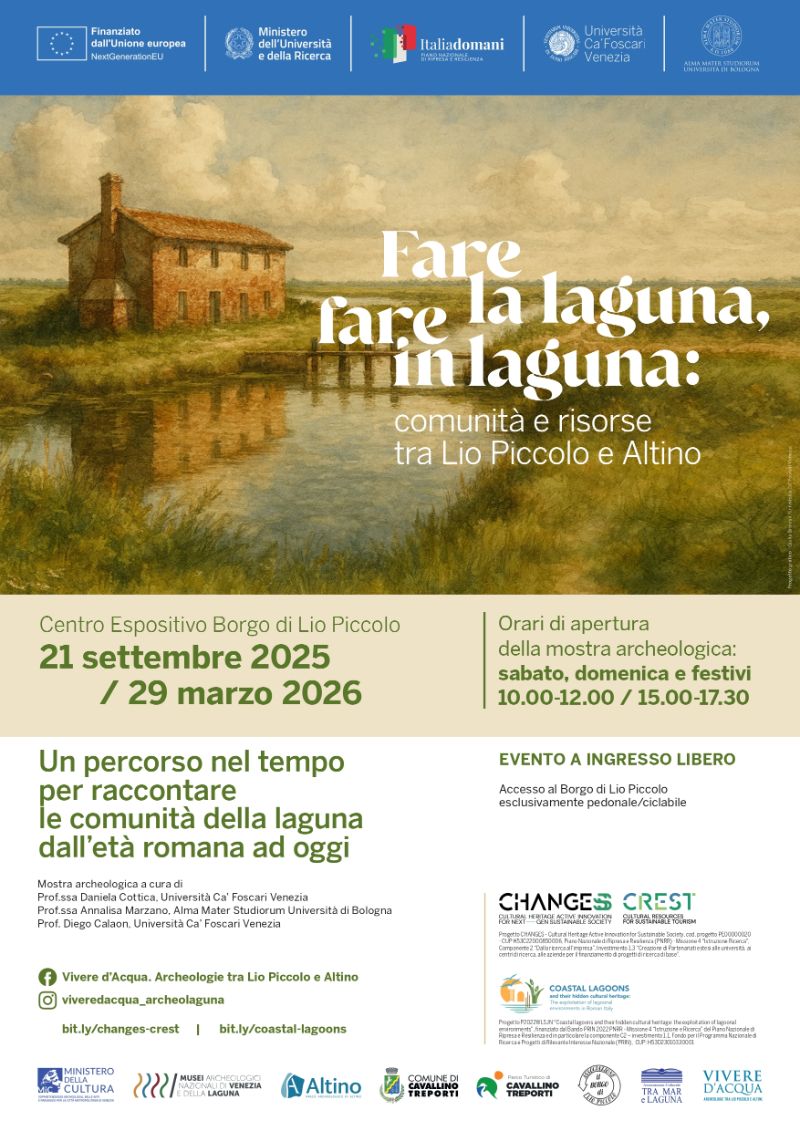 Locandina Mostra Fare la laguna, fare in laguna