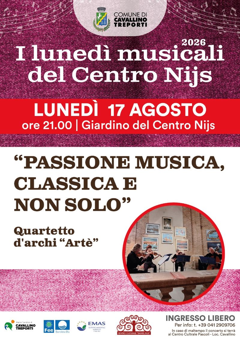 Lunedi Musicali Nijs 17.08.2026