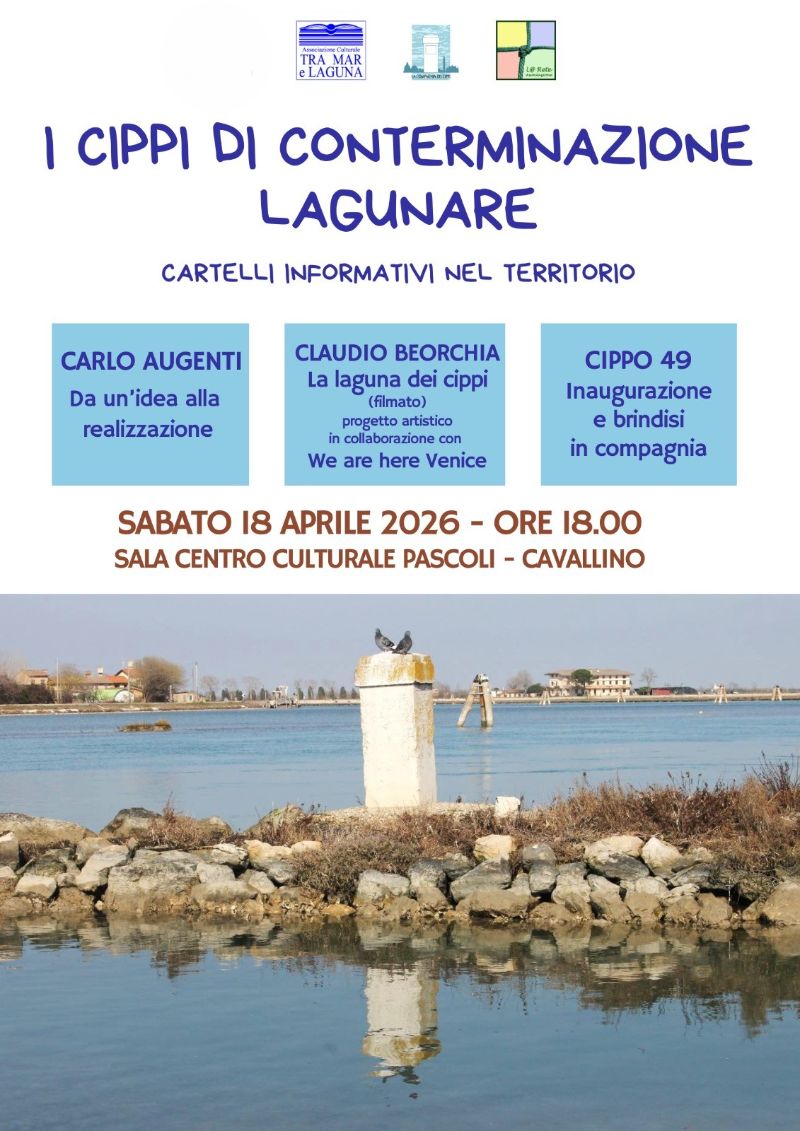 Locandina 18.04.2026 tra mar e laguna