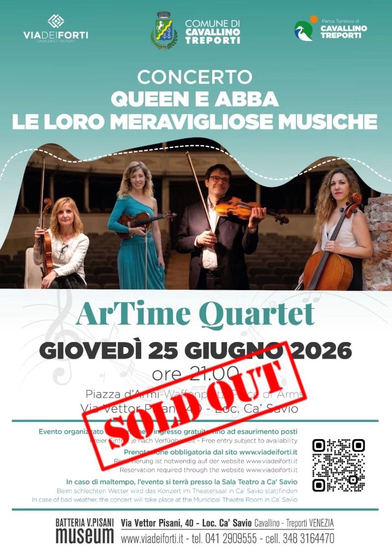 concerto batteria 25.06.2026 SOLD OUT