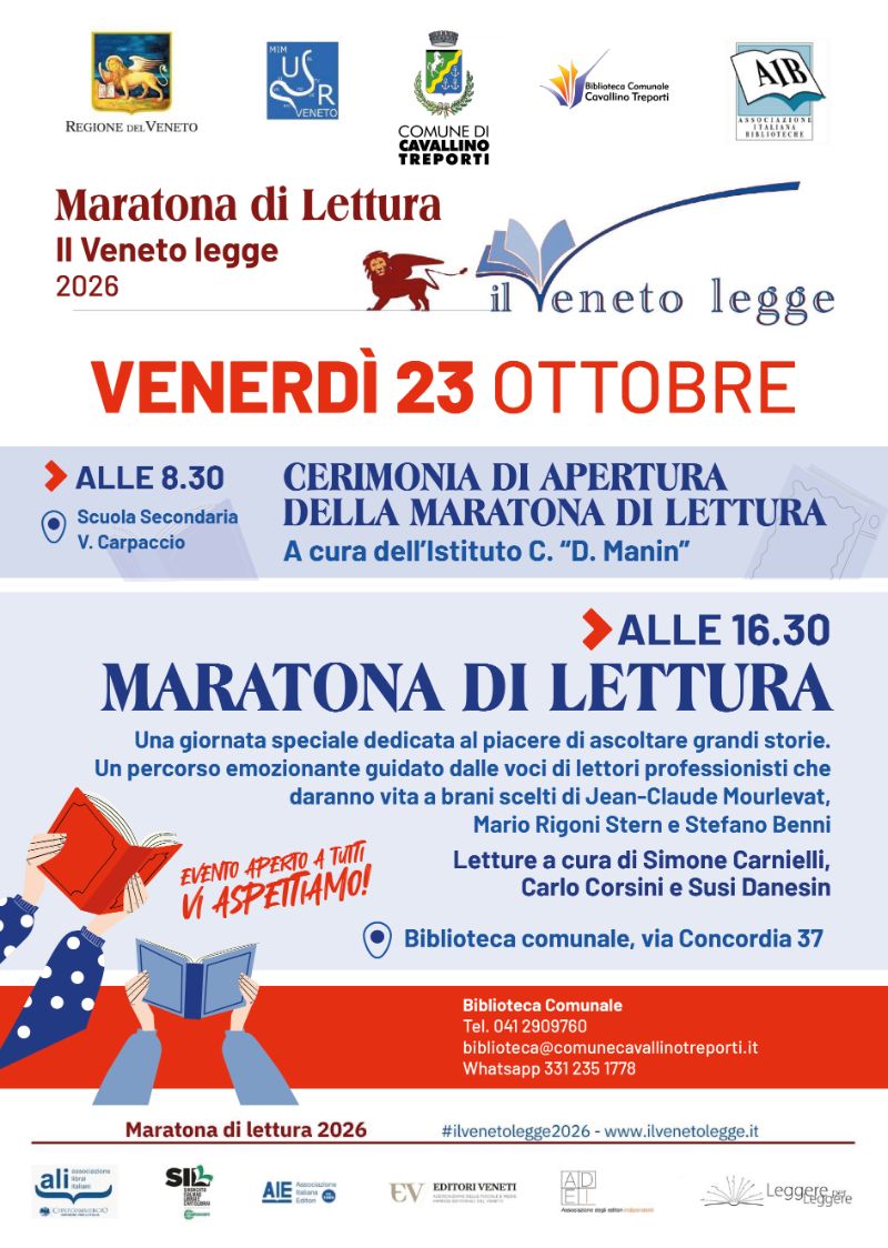 Maratona Lettura 23.10.2026