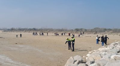 Pulizia della spiaggia