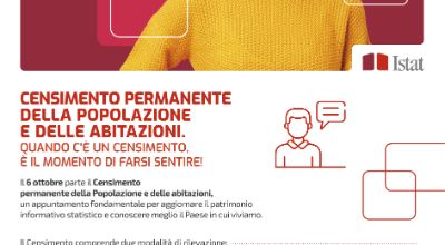 Locandina ISTAT censimento popolazione e abitazioni 2025 Locandina ISTAT censimento popolazione e abitazioni 2025