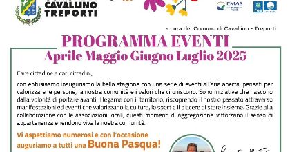 Locandina brochure eventi aprile - luglio 2025