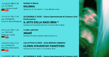 Locandina Festival La piazza delle arti summer edition