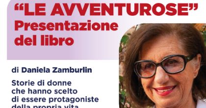 Locandina Presentazione del libro "Le Avventurose" di Daniela Zamburlin 29.11