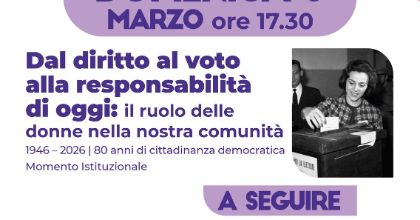 Locandina 8 marzo 2026