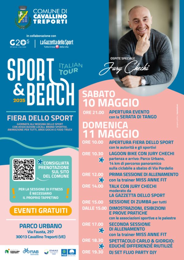 Locandina Fiera dello sport 11.05.2025 con programma