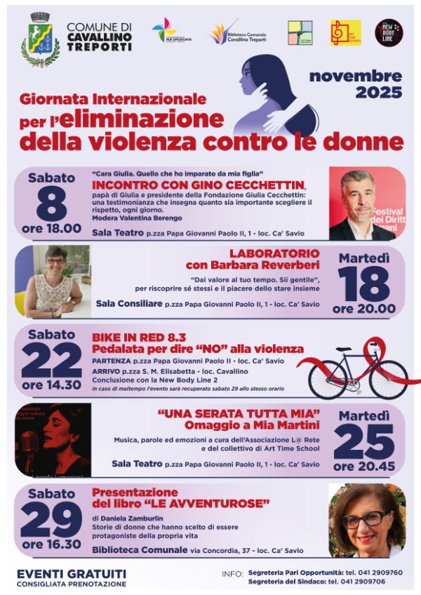 Locandina giornata internazionale per l'eliminazione della violenza contro le donne 2025 Locandina giornata internazionale per l'eliminazione della violenza contro le donne 2025