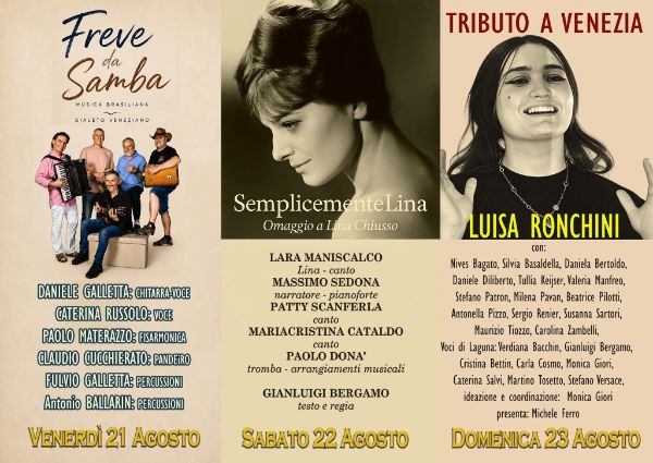 Festival Canzone Veneziana programma 2026