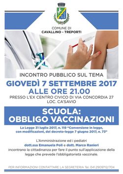 locandina Incontro vaccini